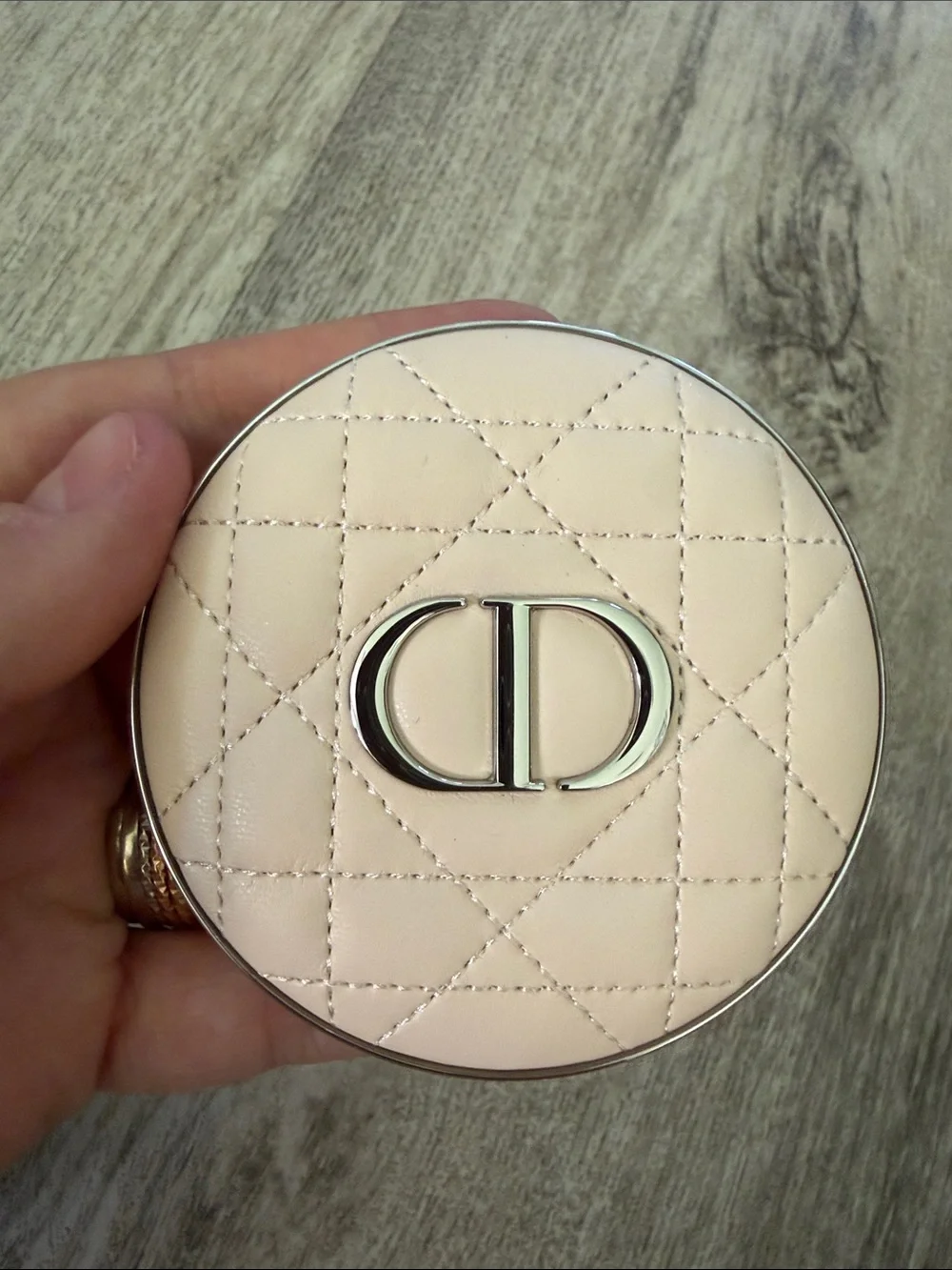 Dior Quilted Cream compact pressed powder in 02 light